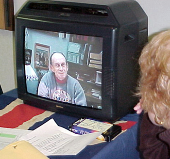 Dick Beneville sends a video greeting from Nome Alaska