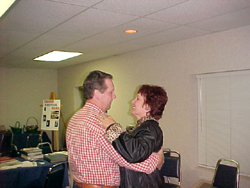Willard Vaugh has his own Prom with his English born wife, Mirium  of 40 years