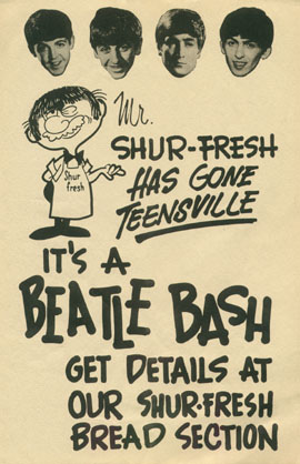 Part of the Beatle promotions... Good bread--- Yeah Yeah Yeah